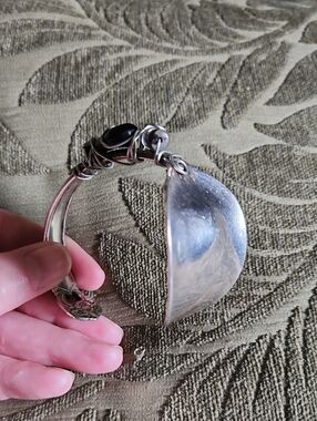 Silver Plated Spoon Cuff Bracelet